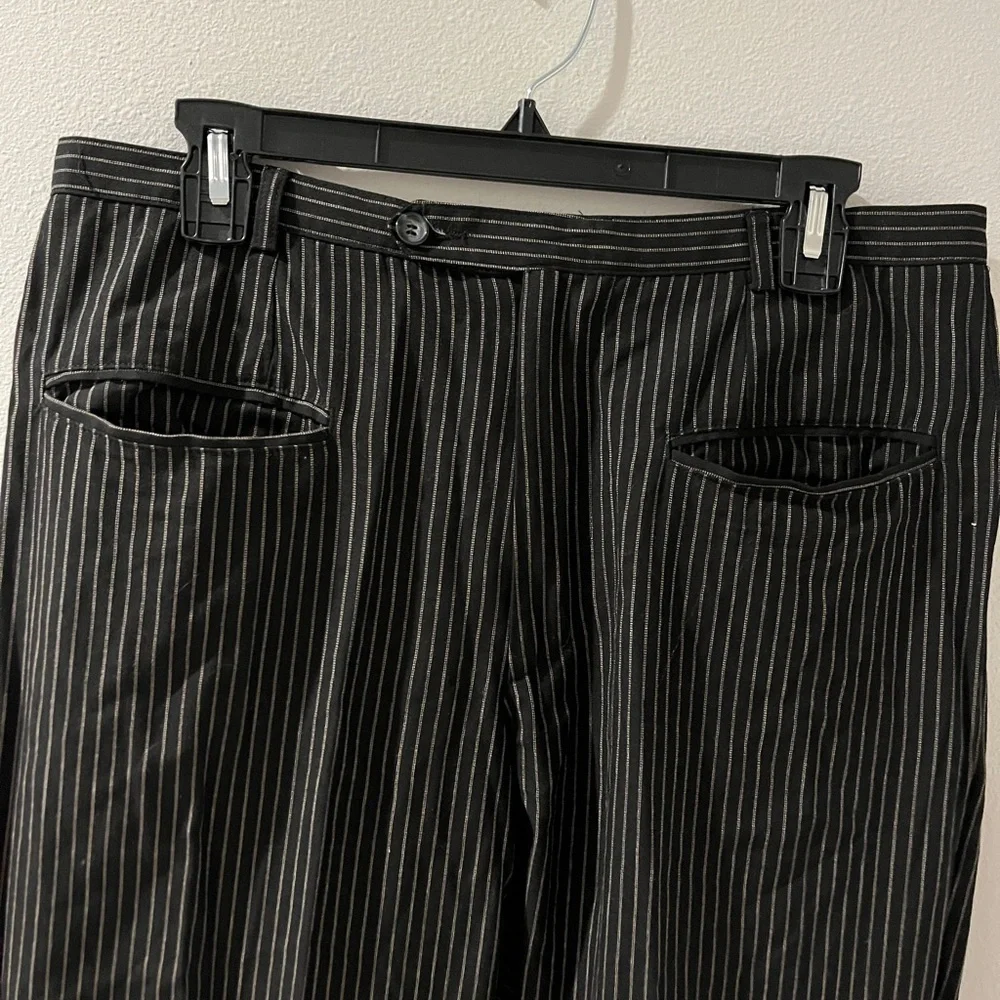Dolce & Gabbana Women's 34 Pinstripe Dress Pants Career Business Casual Tailored